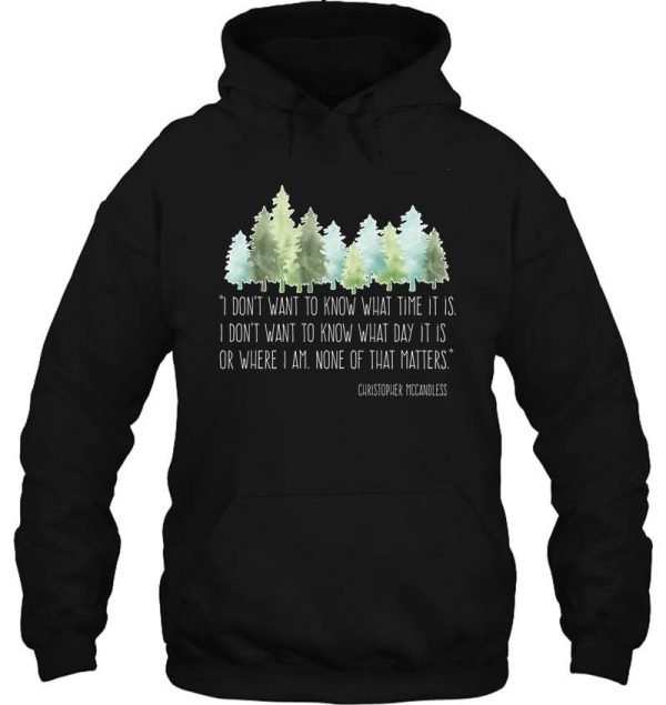 into the wild with christopher mccandless hoodie