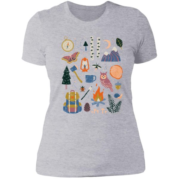 into the woods lady t-shirt