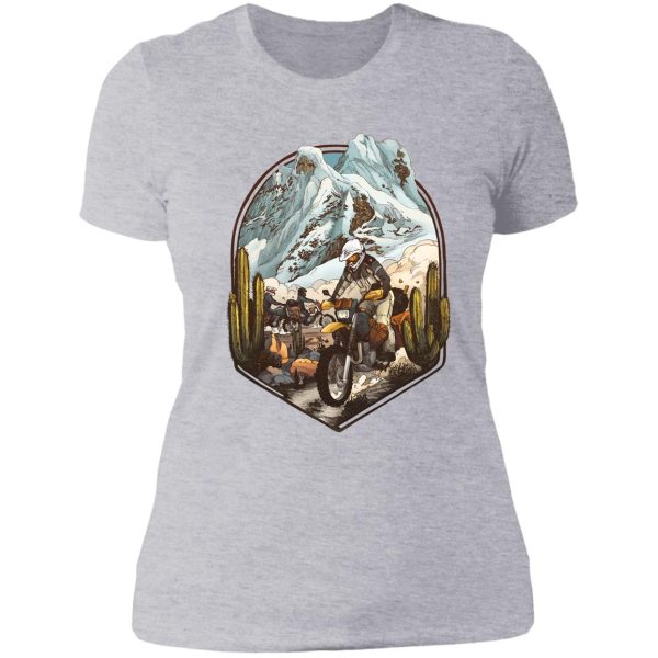 iron & air cover lady t-shirt