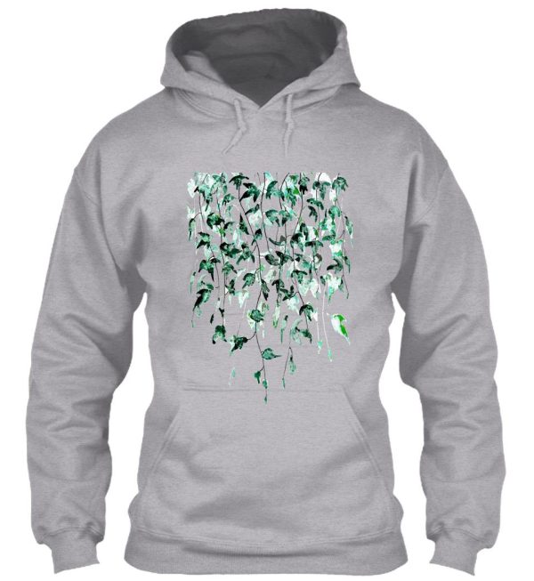 ivy on the wall watercolor hoodie