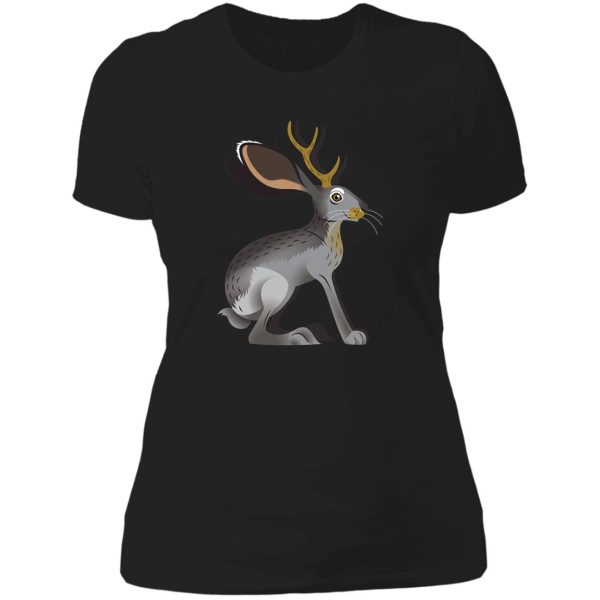jackalope lady t-shirt