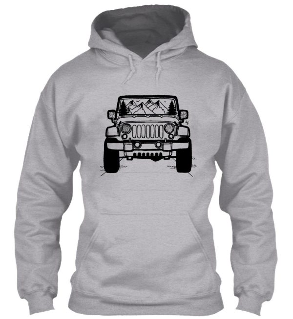 jeep adventure (dark) hoodie