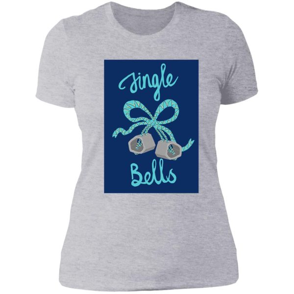 jingle bells climbing gear lady t-shirt