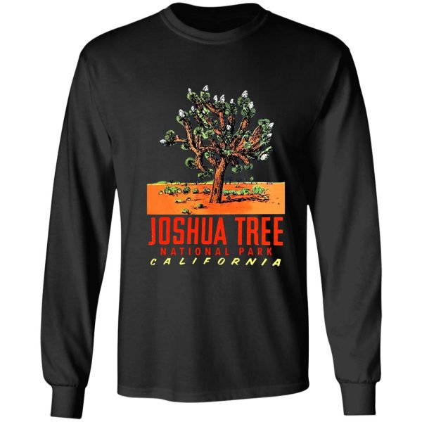 joshua tree national park vintage travel decal long sleeve