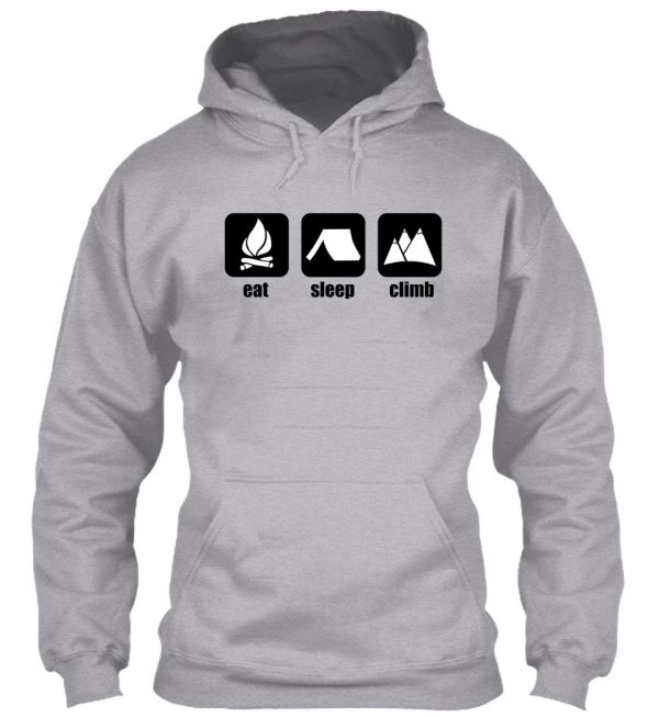 just eat sleep and climb. hoodie