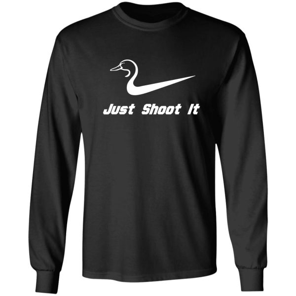 just shoot it duck hunting long sleeve