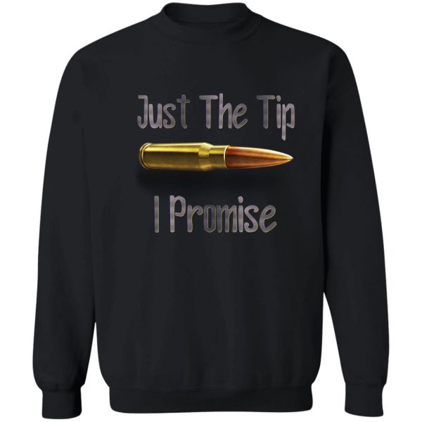 just the tip i promise sweatshirt