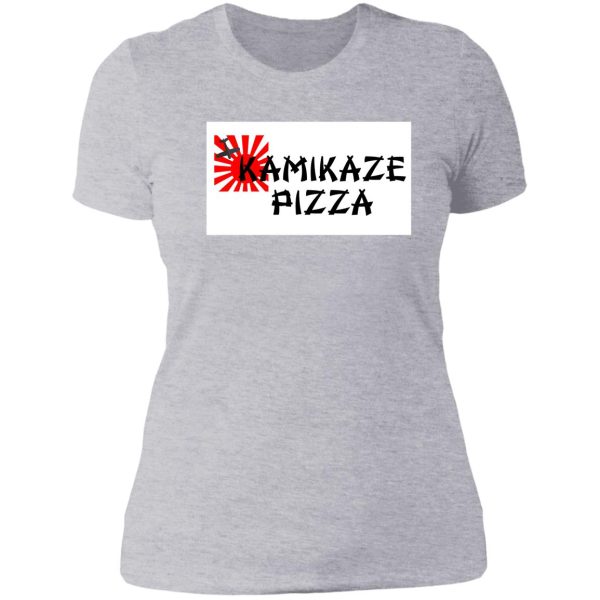 kamikaze pizza - wristcutters lady t-shirt