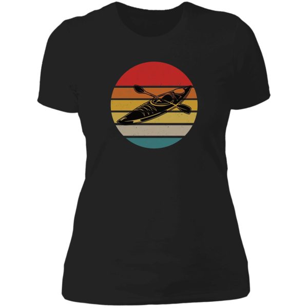 kayak retro lady t-shirt