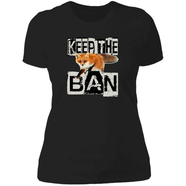 keep the ban lady t-shirt