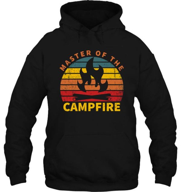 king of the campfire camping hoodie