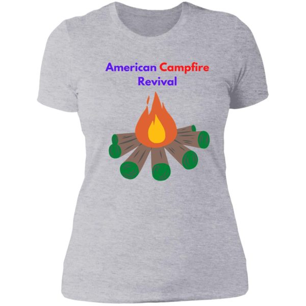 kirk cameron - american campfire revival lady t-shirt