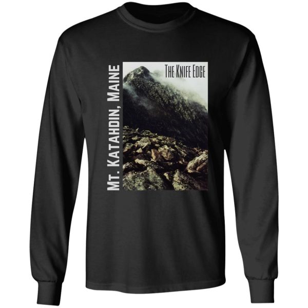 knife edge on mount katahdin long sleeve