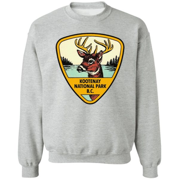 kootenay national park bc canada vintage travel decal sweatshirt