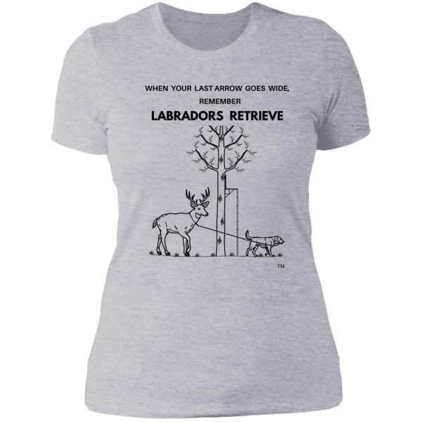 labradors retrieve series deer season lady t-shirt