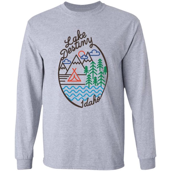 lake destiny idaho long sleeve