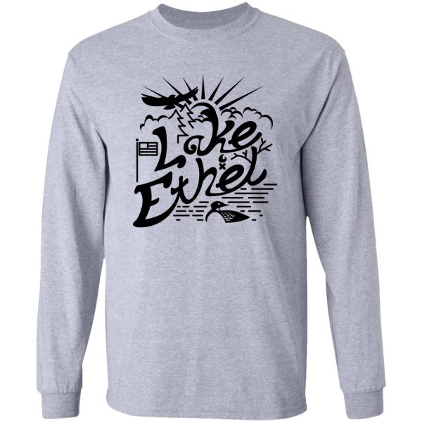 lake ethel - cursive badge long sleeve