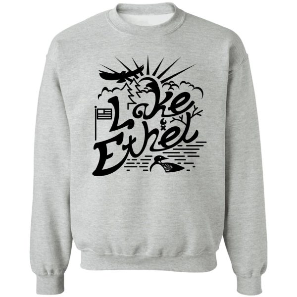 lake ethel - cursive badge sweatshirt