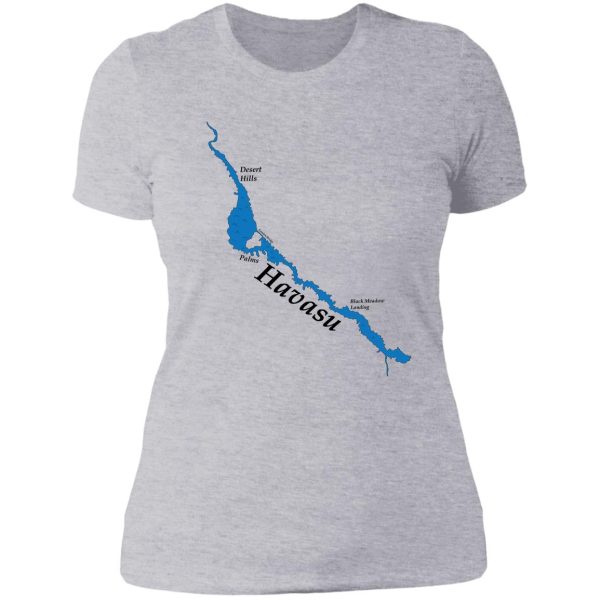 lake havasu map lady t-shirt