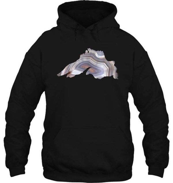 lake superior agate great for rockhounds & agate lovers hoodie