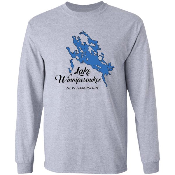 lake winnipesaukee new hampshire (blue) long sleeve