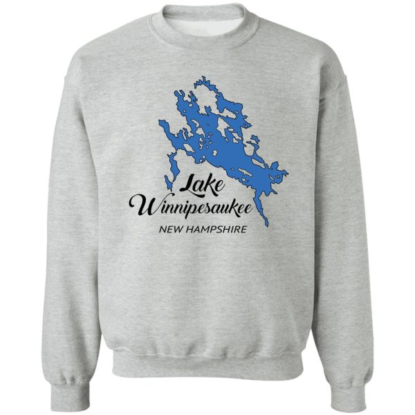 lake winnipesaukee new hampshire (blue) sweatshirt