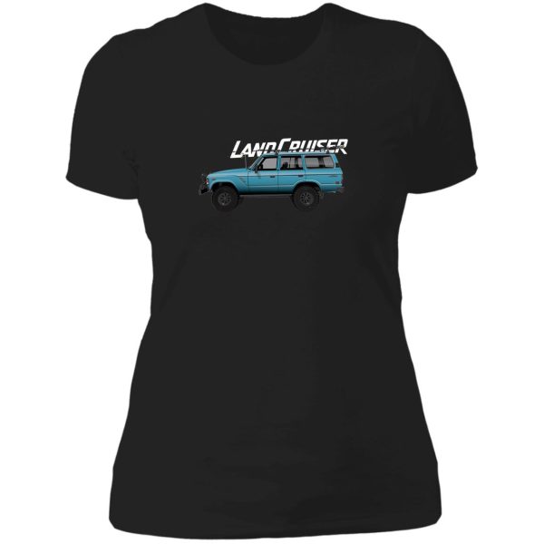 land cruiser fj60 lady t-shirt
