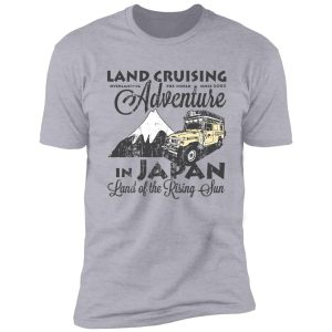 landcruising adventure in japan - curly font edition shirt