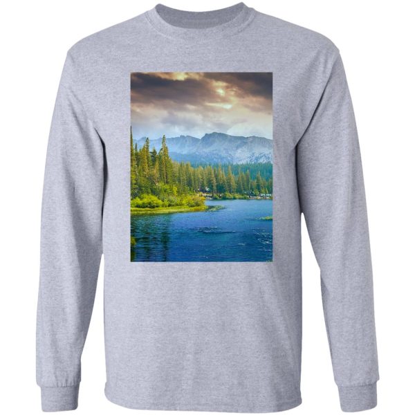 landscape tree water forest wilderness - wildernessscenery long sleeve