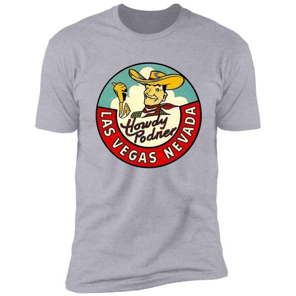 las vegas vic vintage travel decal shirt