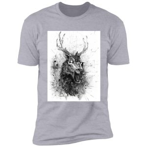 laughing deer head evil dead shirt