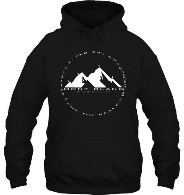 le mont blanc chamonix valley hoodie