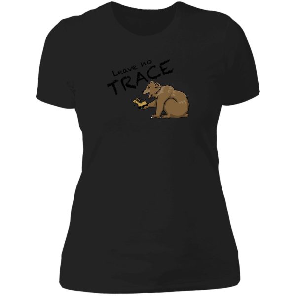 leave no trace lady t-shirt