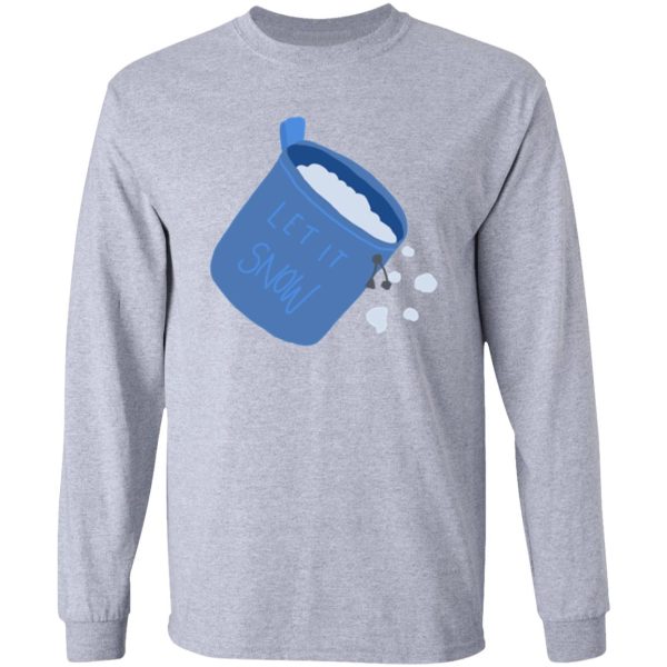 let it snow chalk bag long sleeve