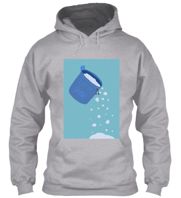 let it snow climbing chalk hoodie