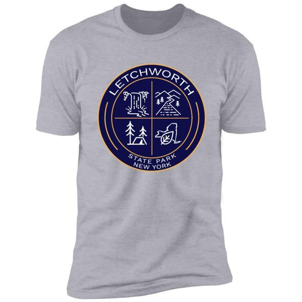 letchworth state park heraldic logo shirt