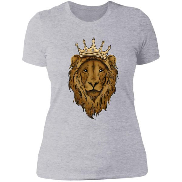 liam the lion (2019 - color) lady t-shirt