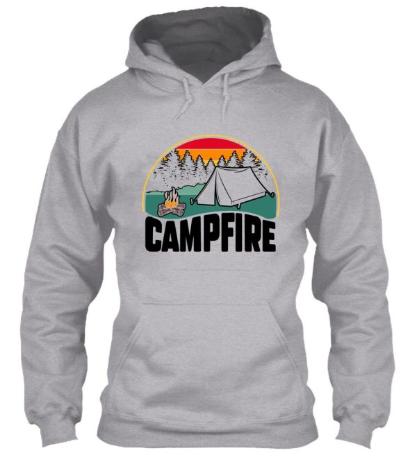 life is better at the campfire funny camper camp camping hoodie