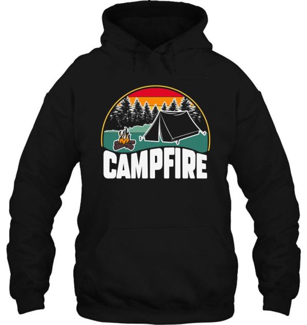 life is better at the campfire funny camper camp camping hoodie