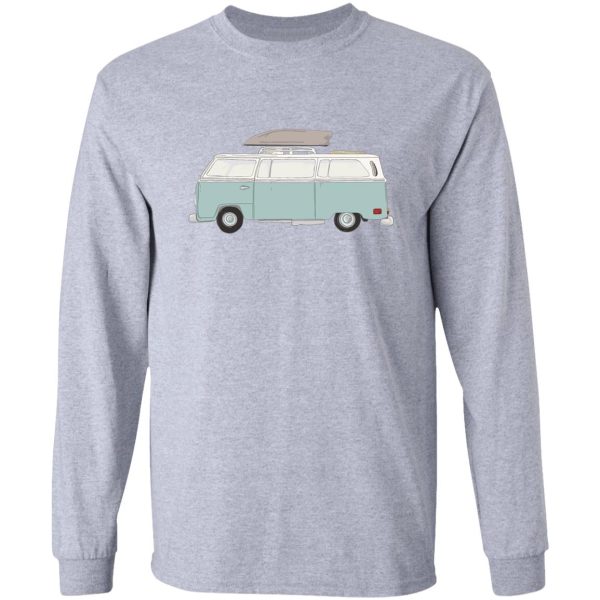 light blue camper van long sleeve