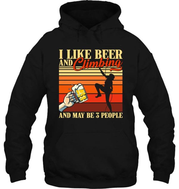 like beer and climbing hoodie