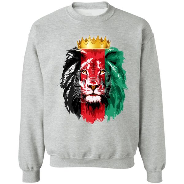 lion king afghanistan. sweatshirt