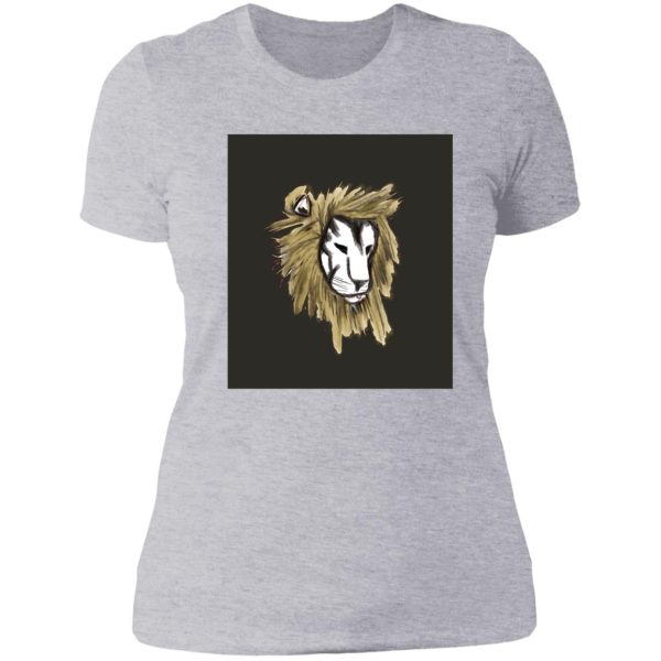 lion shades lady t-shirt