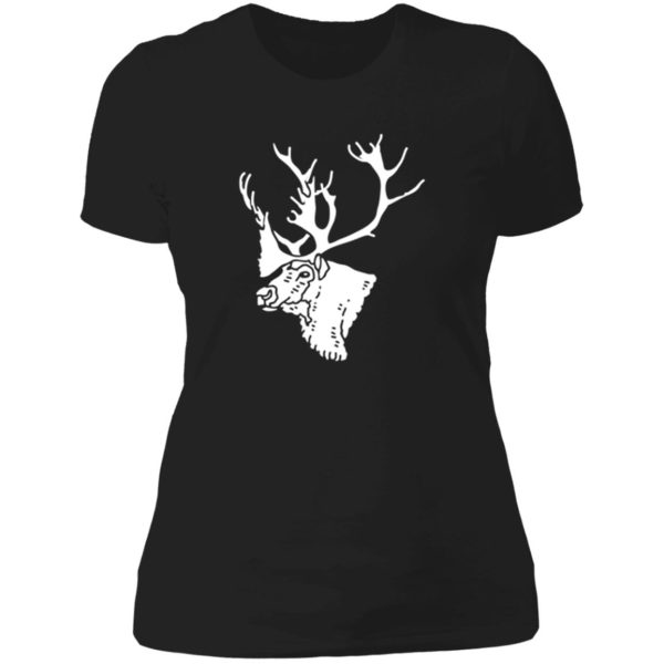 little caribou skull lady t-shirt