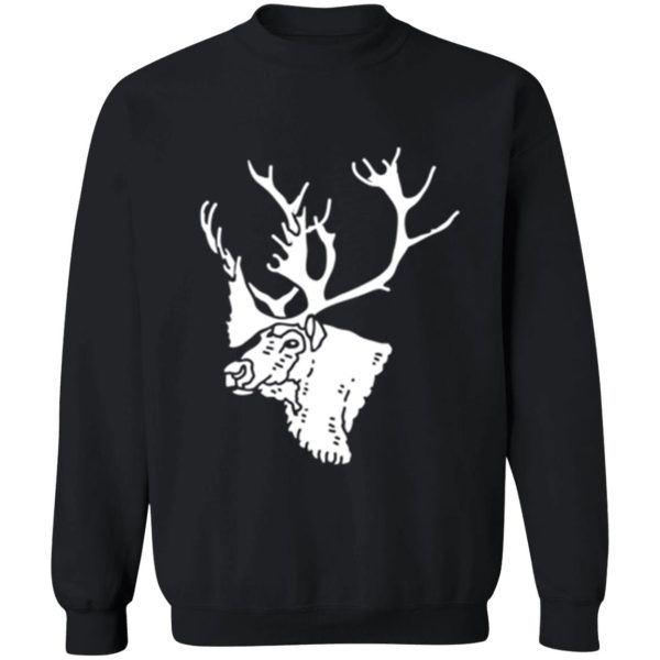 little caribou skull sweatshirt