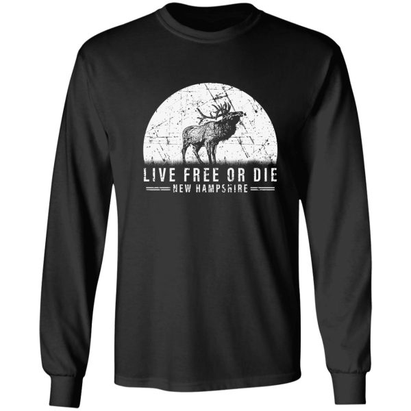 live free or die new hampshire hiking long sleeve