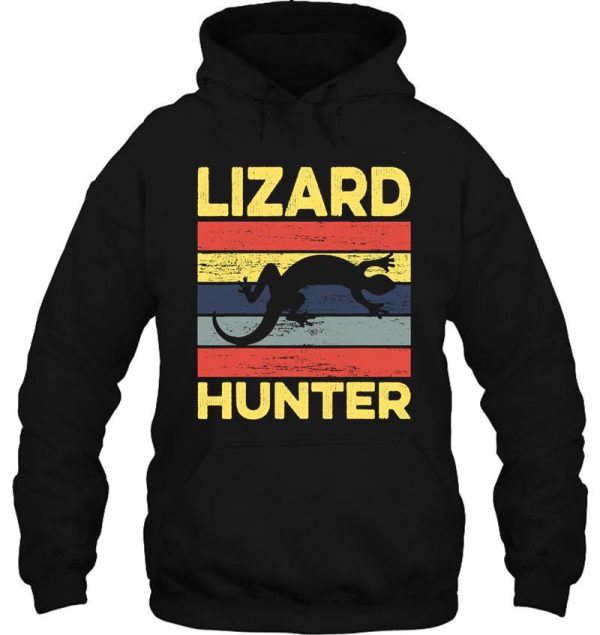 lizard hunter funny natural hunting hoodie