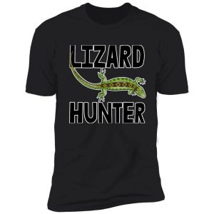 lizard hunter funny reptiles lizard shirt