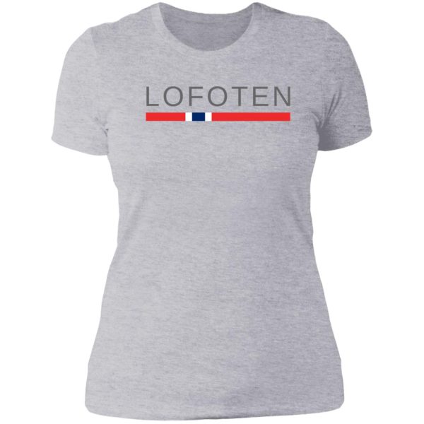 lofoten norway lady t-shirt