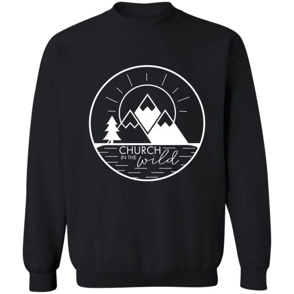 logo white sweatshirt